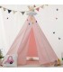 چادر بادی کودک صورتی Love Tree Canvas Teepee