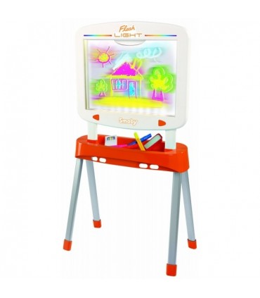 تخته وایت برد سه بعدی اسموبی Smoby Easel with Luminescent Effect