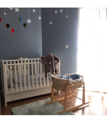 گهواره ي حصيري دست بافت