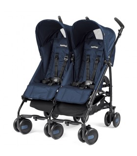 کالسکه دوقلو رنگ سرمه ای پگ پرگو Peg Perego Pliko Mini Twin