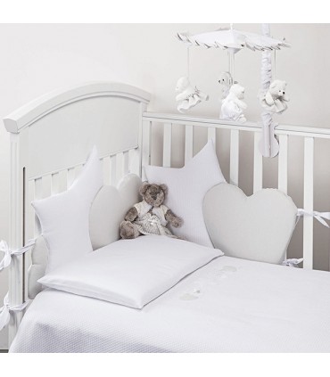 آویز تخت خرسی سفید پیچی Picci Carousel with Music Box White Nanny