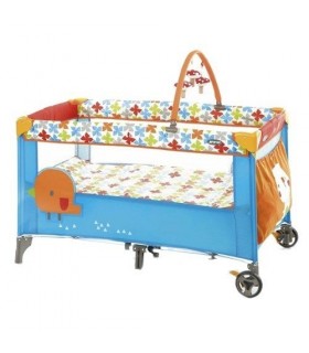 تخت و پارک جین رنگ آبی Jane Duo Levels Travel Cot