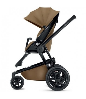 کالسکه کویینی مود رنگ قهوه ای با فریم مشکی Quinny moodd Toffee Crush