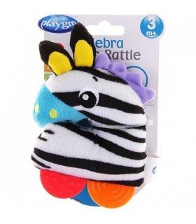 جغجغه پولیشی دندانگیر پلی گرو Playgro Toy-rattle Zebra