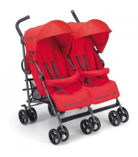 کالسکه دوقلوی عصایی برند کم Cam Twin Flip Red