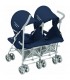 کالسکه دوقلوی عصایی برند کم Cam Twin Flip Blue