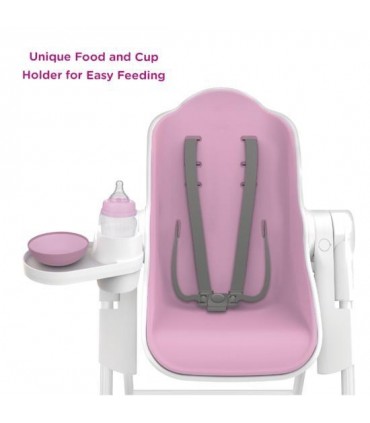صندلی غذای کودک اوریبل رنگ صورتی Oribel Cocoon High Chair Rose Meringue