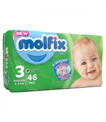 پوشک مولفیکس سایز 3 (46 عددی) Molfix