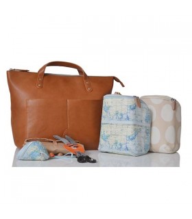 کیف لوازم مدل فورتونا پاکاپاد Pacapod Fortuna Tan