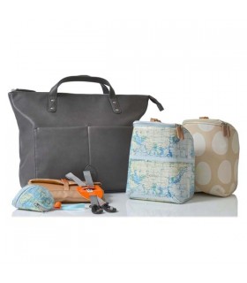 کیف لوازم مدل سانتن پاکاپاد Pacapod Saunton Pewter