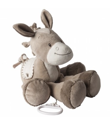 عروسک موزیکال الاغ قهوه ای ناتو Nattou Musical Noa the horse