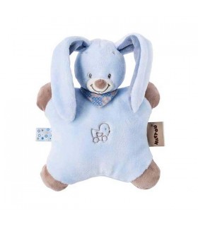 کوسن خرگوش آبی ناتو Nattou Flatsie Bibou the rabbit