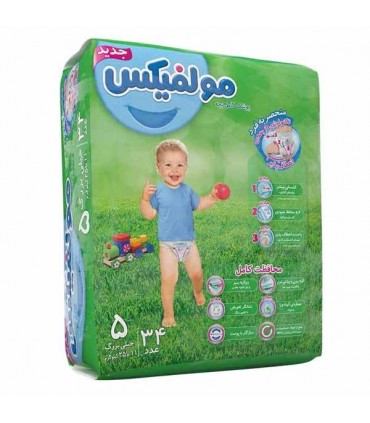پوشک مولفیکس سایز 5 (34 عددی) Molfix