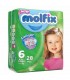 پوشک مولفیکس سایز 6 (28 عددی) Molfix