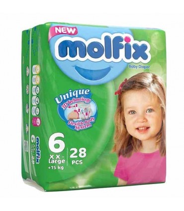 پوشک مولفیکس سایز 6 (28 عددی) Molfix
