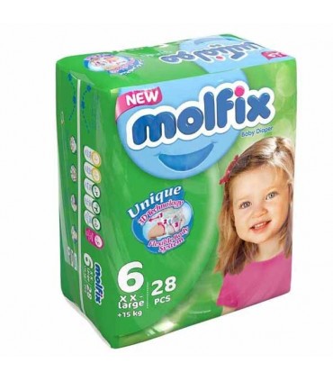 پوشک مولفیکس سایز 6 (28 عددی) Molfix