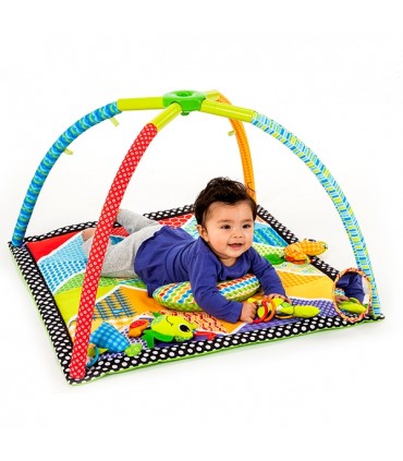 تشک بازي طرح قورباغه و ماهی اینفانتینو Infantino Pond Pals Twist and Fold Activity Gym