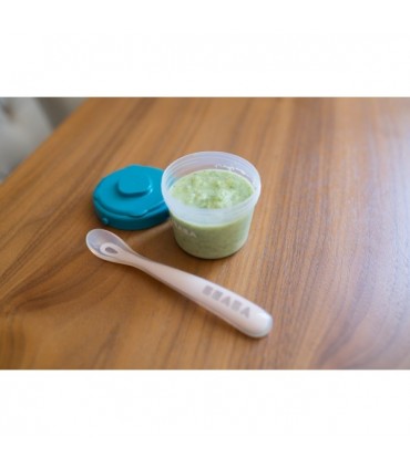 ست 4 عددی قاشق رده سنی 1 ب آ با Beaba First Stage Silicone Spoons Set Of 4