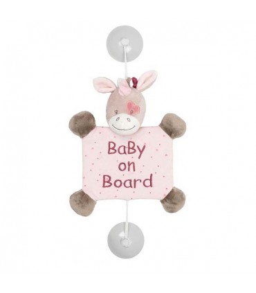 آویز هشدار کودک در ماشین اسب تک شاخ ناتو Nattou Baby on board Jade the unicorn