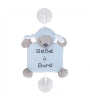 آویز هشدار کودک در ماشین اسب قهوه ای ناتو Nattou Baby on board Noa the horse