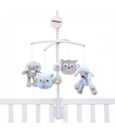 آویز تخت موزیکال گوسفند و سگ ناتو Nattou Mobile