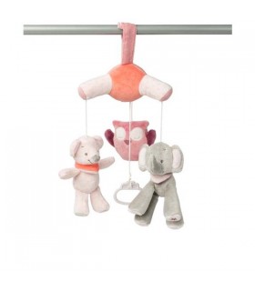 آویز موزیکال فیل و موش ناتو Nattou Mini Mobile