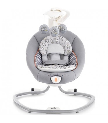 تاب برقی و نی نی لای لای سرینا جویی Joie Serina Swivel Forest Friends