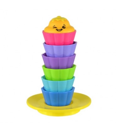 کاپ کیک های رنگی تامی Tomy Shake & Sort Cupcakes