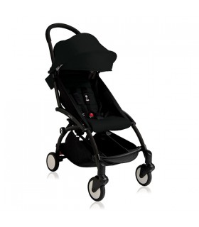 کالسکه یویو بیبی زن فریم مشکی با کیت پارچه مشکی Babyzen Yoyo+ Pushchair