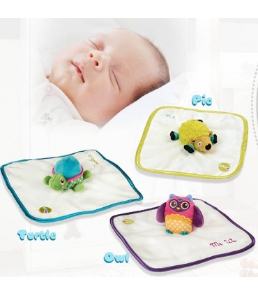 دستمال آروغ گیر نوزاد جغد Oops My Doudou Friend Mr Wu