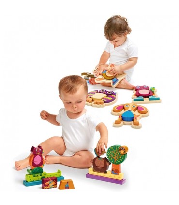 پازل سه بعدی چوبی پرنده Oops Imagine Puzzle Lady