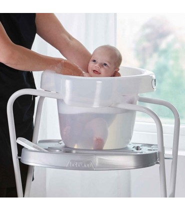 سطل شستشو کودک به همراه پایه Bebejou Bébé-Bubble with Bathstand Pearl