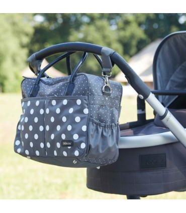 کیف لوازم کودک Bebejou Diaper Bag Grey Dots