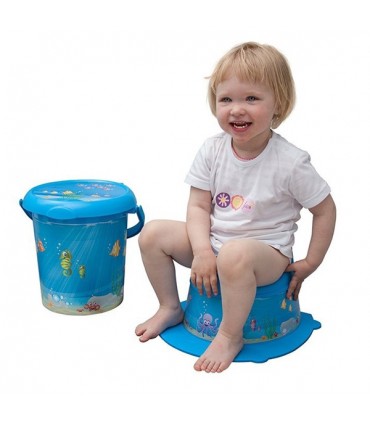 سطل طرح اقیانوس Rotho StyLe Nappy Pail Ocean