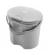 سطل طوسی صدفی Rotho Designer Nappy Silver Grey