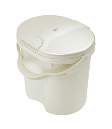 سطل سفید صدفی Rotho Designer Nappy Pearl White Cream