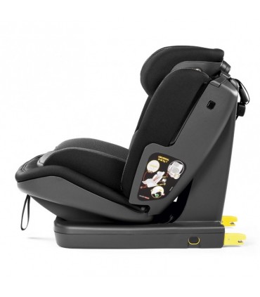 صندلی ماشین ویاگو ویا رنگ زرد مشکی پگ پرگو Peg-Perego Viaggio 1⋅2⋅3 Via