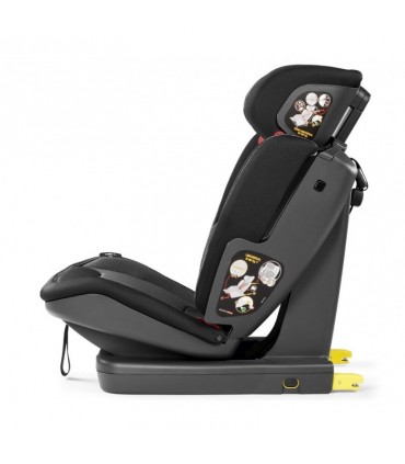 صندلی ماشین ویاگو ویا رنگ قرمز مشکی پگ پرگو Peg-Perego Viaggio 1⋅2⋅3 Via