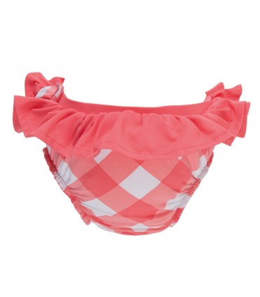 مایو شورتی طرح چهارخانه محافظ دار (3 تا 6 ماه) Archimede Vichy Bloomer Double Protection