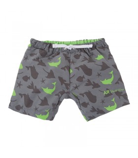 مایو شورتی پسرانه محافظ دار طرح ماهی (3 تا 6 ماه) Archimede Fish Boxer Double Protection