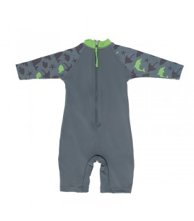 سرهمی شنا پسرانه ضد UV طرح ماهی (3 تا 6 ماه) Archimede Fish Boy UV Combi