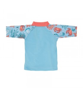 بالاتنه شنا پسرانه ضد UV طرح خرچنگ (4 سال) Archimede Crab Boy UV Combi