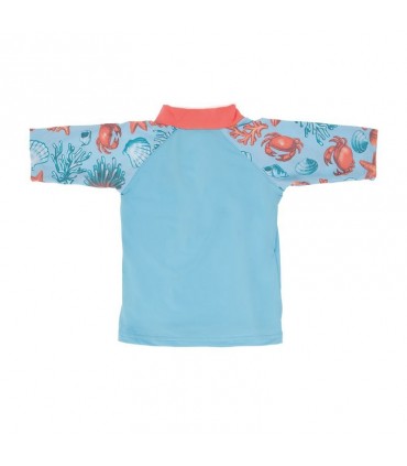 بالاتنه شنا پسرانه ضد UV طرح خرچنگ (4 سال) Archimede Crab Boy UV Combi