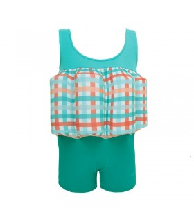 مایو پسرانه با جلیقه شنا راه راه(2 سال) Archimede Checks Buoyancy