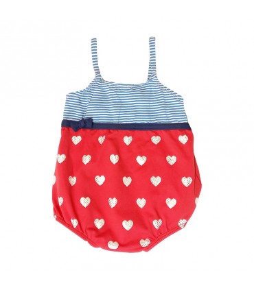 لباس شنا دخترانه محافظ دار (3 تا 6 ماه) Archimede Swimdress Double Protection