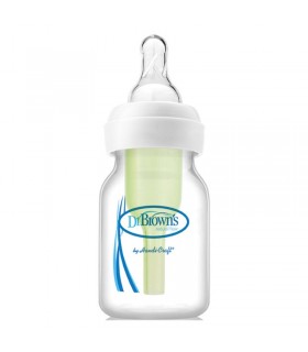 شیشه شیر پلیمری 60 میل دکتر براون Dr Brown's Narrow Neck Options Baby Bottle 60ml