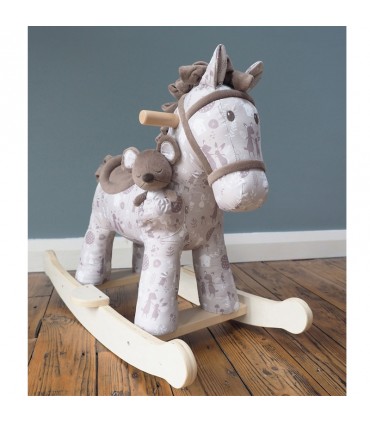 راکر اسب بیسکیت و اسکیپ Little Bird Told Me Biscuit & Skip Rocking Horse