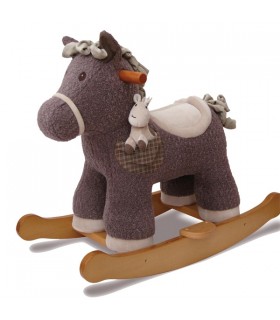 راکر اسب قهوه ای بابل و پیپ لیتل بیرد Little bird told me