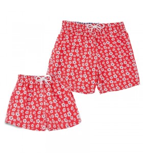 مایو شورتی پسرانه گلدار (4 سال) Archimede Boxer Flowers