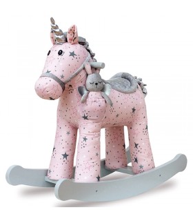 راکر اسب تک شاخ سِلِست وفای (12 ماه به بالا) Little Bird Told Me Celeste & Fae Rocking Unicorn